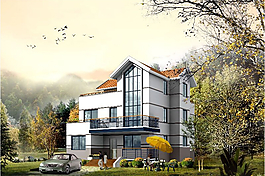 三层别墅CAD施工图