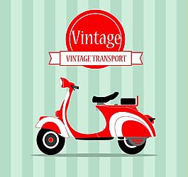 怀旧摩托车图片