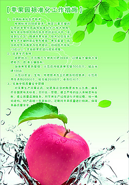 苹果园标准化工作措施