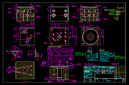 集成双向液压锁阀块.dwg