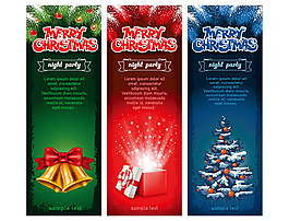 圣诞派对背景矢量素材