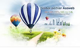 创意网站设计flash网页模板