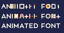 字体动画AE模板