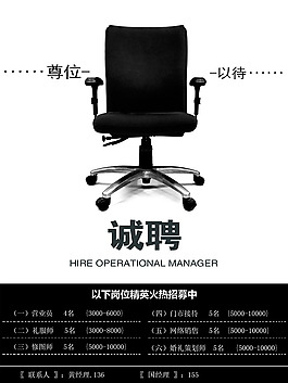 诚聘虚位以待