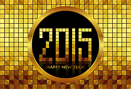 金色2015炫酷字体