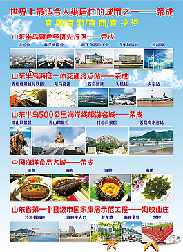 宜居宜游宜商宜投资写真海报海景房旅游地产