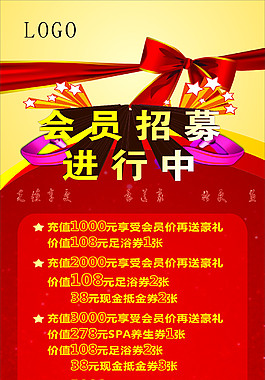 足浴会员招募展架