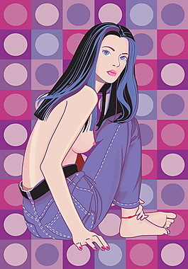 矢量美女