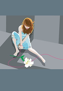 矢量美女