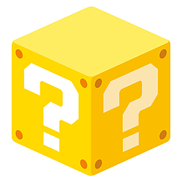 矢量马里奥问号箱