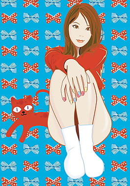 矢量美女