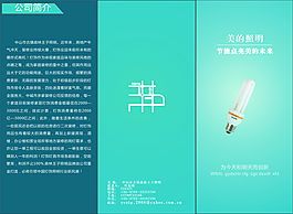 节能灯彩页