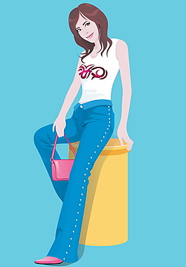 矢量美女