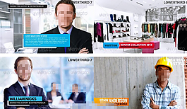 简洁大方的图文展示AE模板