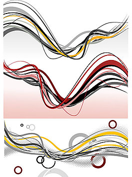有节奏的动感线条背景矢量素材