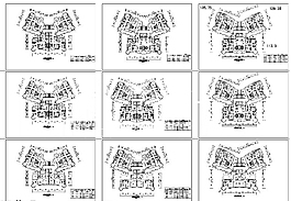 小区高层户型图