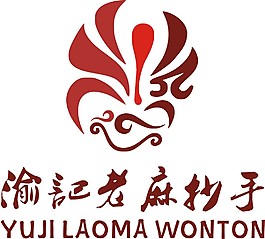 渝记老麻抄手logo