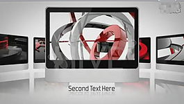 多图旋转图文展示ae模板