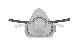 飞鹤防尘防颗粒防毒防PM2.5口罩设计