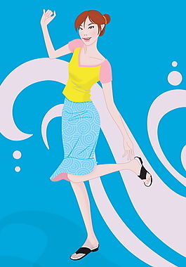 美女