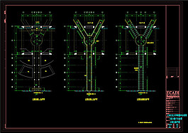 过街连廊平面CAD素材