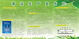 清洁生产宣传栏