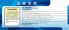 科技感企业文化展板