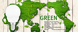 环保灯广告设计