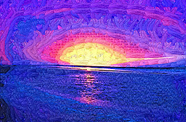 夕阳西下