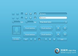 按钮图形用户界面UI设计