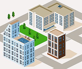 城市大楼建筑