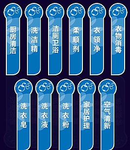 超市小分类刀旗图片