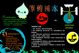 节水黑板报