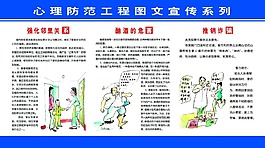 心理防范展板