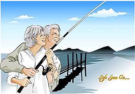 垂钓的老夫妇