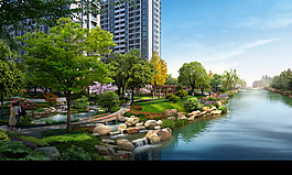 河边的建筑
