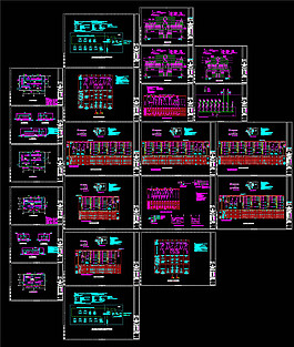 供配电系统图CAD图纸