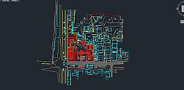 苏州博物馆CAD俯视图