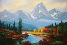 托马斯风景油画