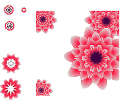 曼陀罗花矢量图