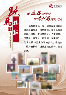 中国银行展板