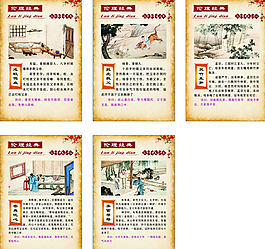 二十四孝展板CDR