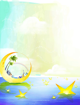 碧海星月移门