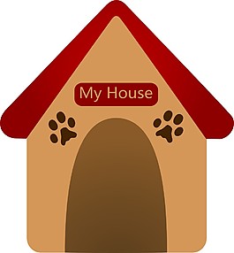 宠物房屋矢量  高清CDR