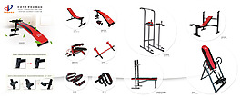 健身器材的4折页