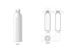 洗洁精三视图