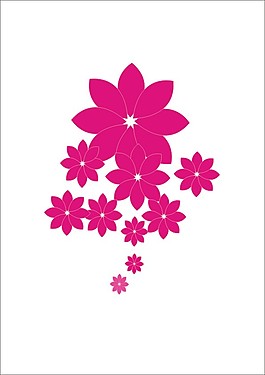 花朵 矢量图 素材