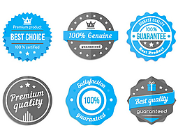 时尚产品标签设计