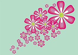 花朵 矢量图 素材