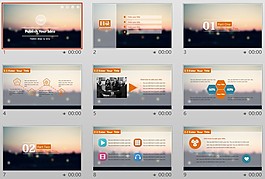 ios风格扁平化设计商务实用